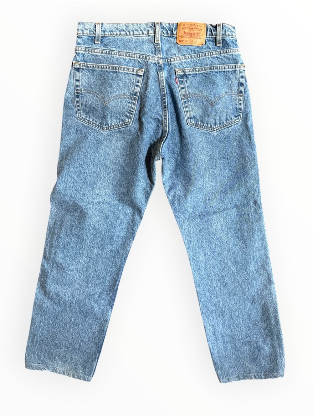 Vintage Mens Levi's 505 Regular Fit Straight Leg regular fit jeans
